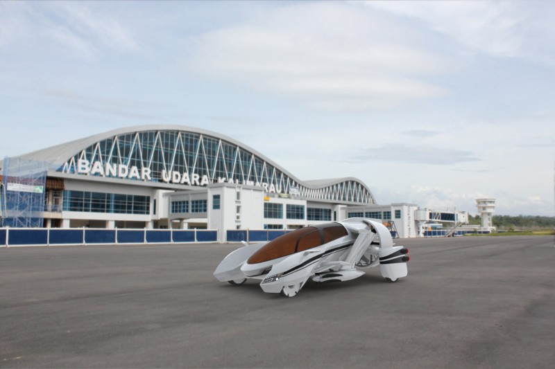 43--TF-X飞行概念车图纸